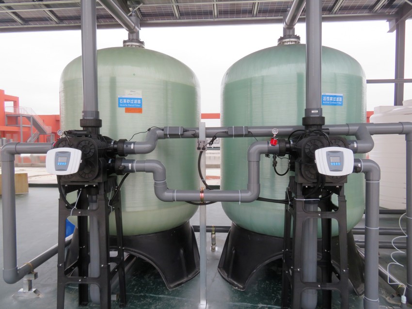 10T/H砂碳過濾生活用水處理/大型井水處理設備